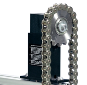 Spann-Box® size 1 with sprocket type-K-S - Chain tensioners for roller chains - Murtfeldt GmbH Kunststoffe
